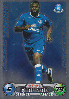 Ayegbeni Yakubu Everton 2008/09 Topps Match Attax Star Player #108